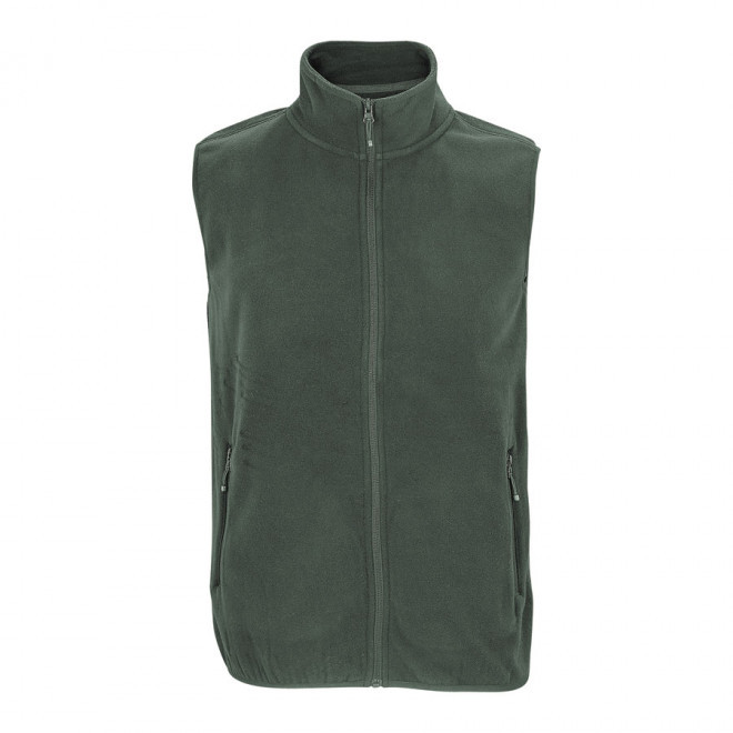 VESTE POLAIRE PERSONNALISÉE SANS MANCHE 'FACTOR' - vert forêt