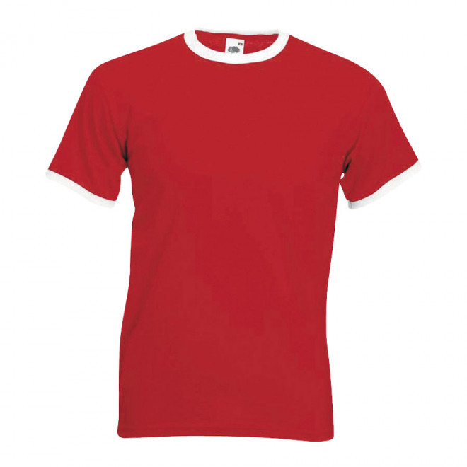 TEE-SHIRT MIXTE PERSONNALISÉ 'JOHN' - rouge