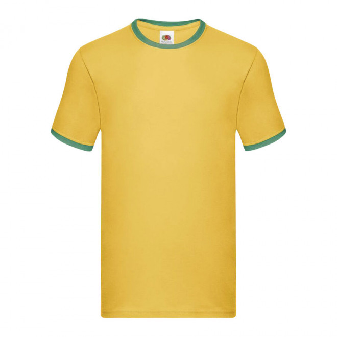 TEE-SHIRT MIXTE PERSONNALISÉ 'JOHN' - jaune/vert