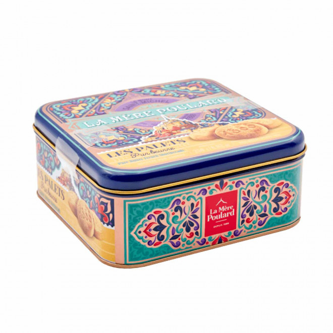 COFFRET BISCUITS PERSONNALISE LA MERE POULARD® 250G - palets