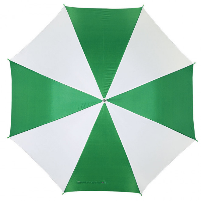 PARAPLUIE PLIABLE PUBLICITAIRE 'EDIMBOURG' - vert/blanc