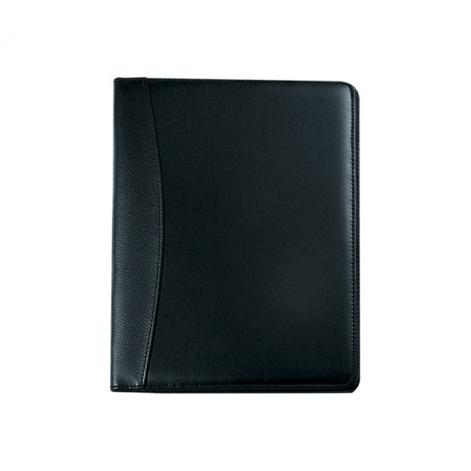 CONFÉRENCIER PERSONNALISÉ A4 AVEC CALCULATRICE 'NEWPORT' - noir