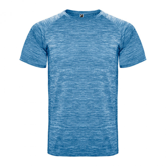 TEE-SHIRT PERSONNALISABLE HOMME 'RUN' 140 GR/M² - bleu chiné