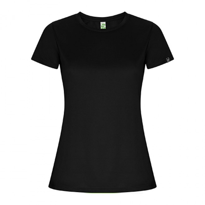 TEE-SHIRT PERSONNALISÉ FEMME COULEUR 'LUDO' - noir