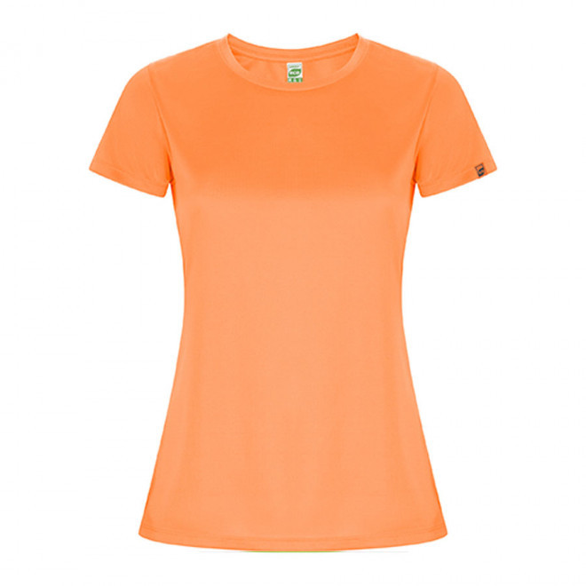 TEE-SHIRT PERSONNALISÉ FEMME COULEUR 'LUDO' - orange fluo