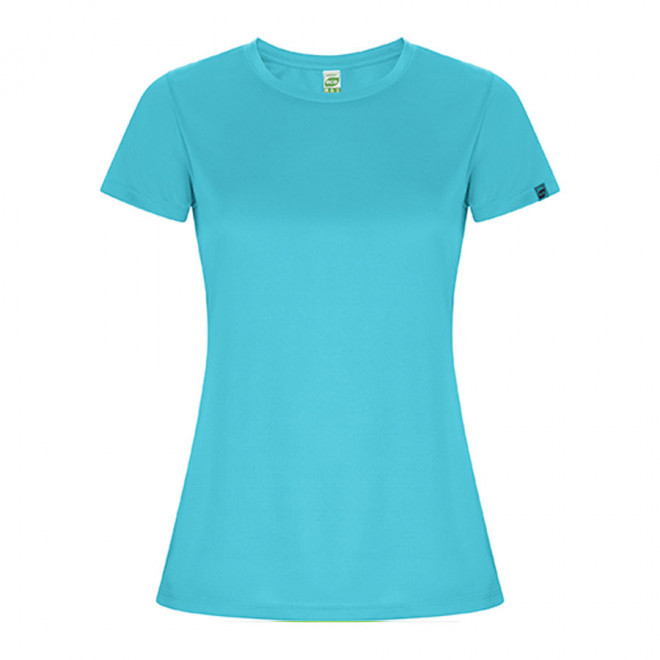 TEE-SHIRT PERSONNALISÉ FEMME COULEUR 'LUDO' - turquoise