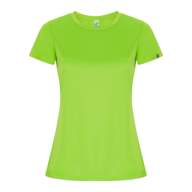TEE-SHIRT PERSONNALISÉ FEMME COULEUR 'LUDO' - vert fluo
