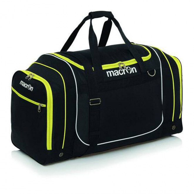 SAC DE SPORT PERSONNALISABLE 'DRIPPY' - noir/jaune