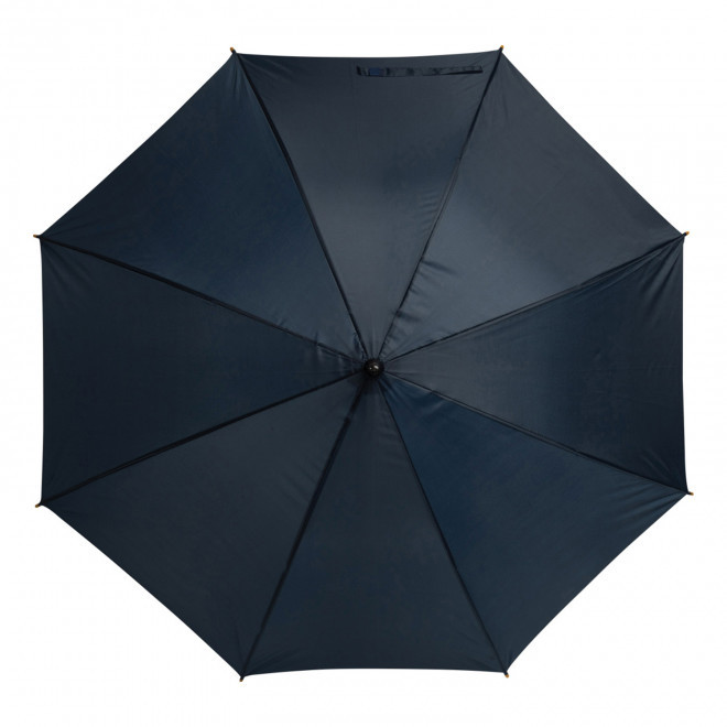 PARAPLUIE PUBLICITAIRE AUTOMATIQUE CANNE BOIS 'DUNDEE' - marine