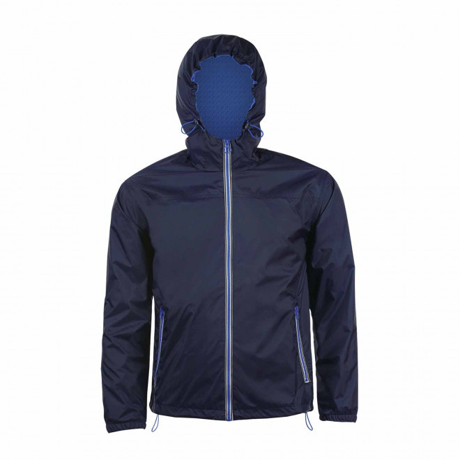 VESTE COUPE VENT PERSONNALISEE 'SKATE' - bleu marine / bleu royal
