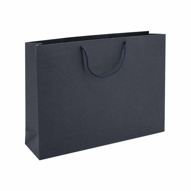 SAC CADEAU PERSONNALISE 42x30x9 'KARTELOS' - bleu marine