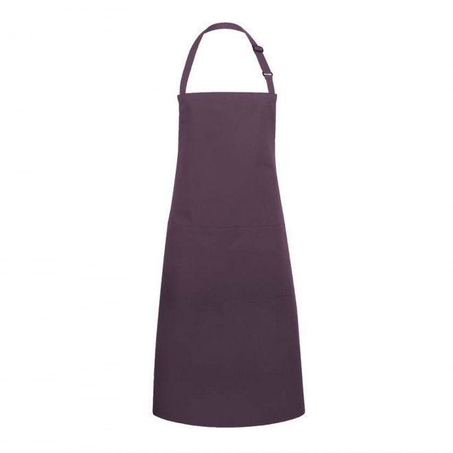TABLIER PERSONNALISÉ KARLOWSKY® 'COOKY' - aubergine