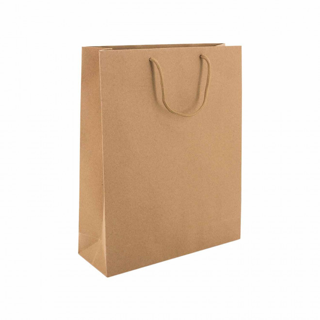 SAC CADEAU PERSONNALISE 27x36x9 'KARTELOS' - beige