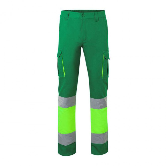 PANTALON PERSONNALISÉ BICOLORE VELILLA® 'VISIONA' - green/yellow