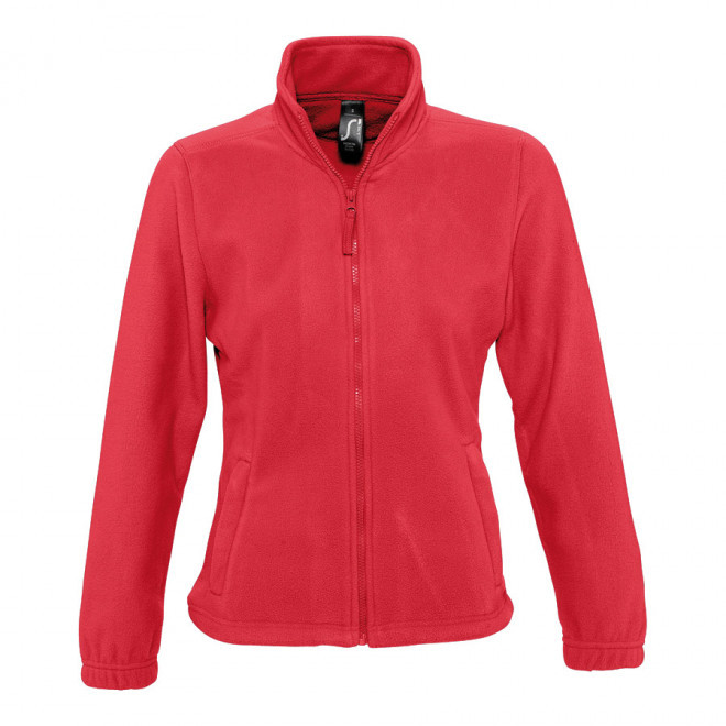 VESTE POLAIRE PUBLICITAIRE ZIPPEE FEMME 'NORTH' 300 GR/M² - rouge