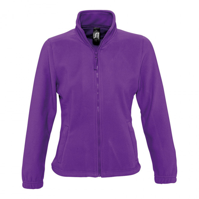 VESTE POLAIRE PUBLICITAIRE ZIPPEE FEMME 'NORTH' 300 GR/M² - violet foncé