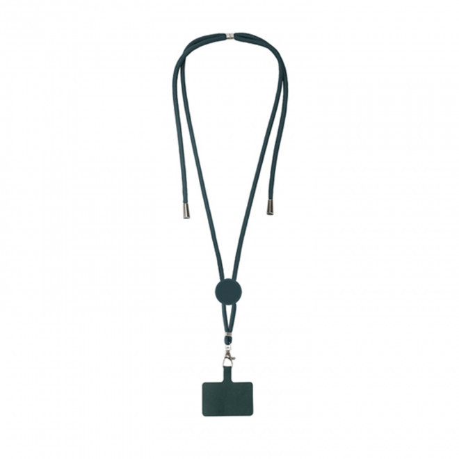 TOUR DE COU TELEPHONE PERSONNALISABLE 'MOBILA ROND' - vert