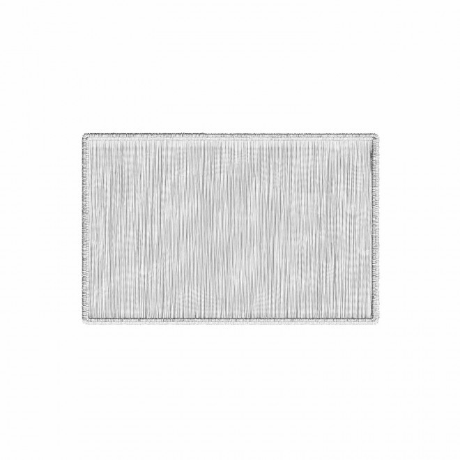 MAGNET RECTANGLE BRODE PERSONNALISABLE 'COURSU' - 4,5 x 7 cm