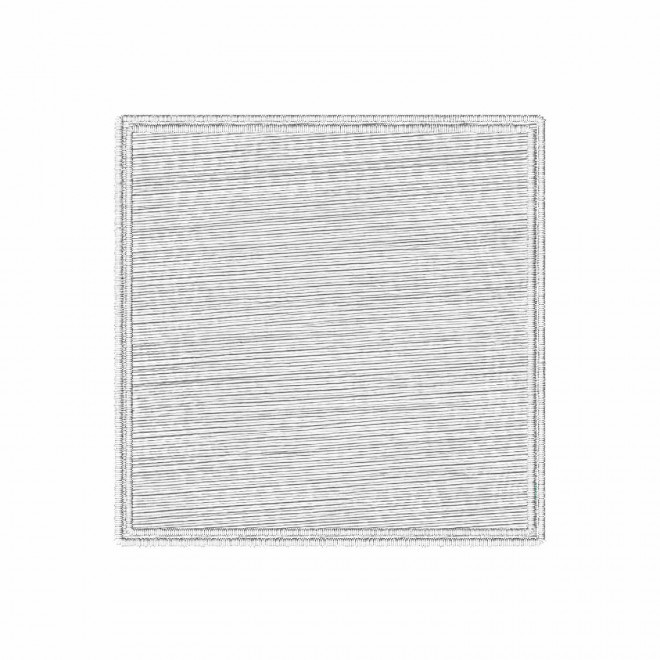 MAGNET CARRE BRODE PERSONNALISABLE 'COURSU' - 5 x 5 cm