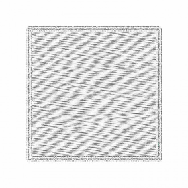 MAGNET CARRE BRODE PERSONNALISABLE 'COURSU' - 6,5 x 6,5 cm