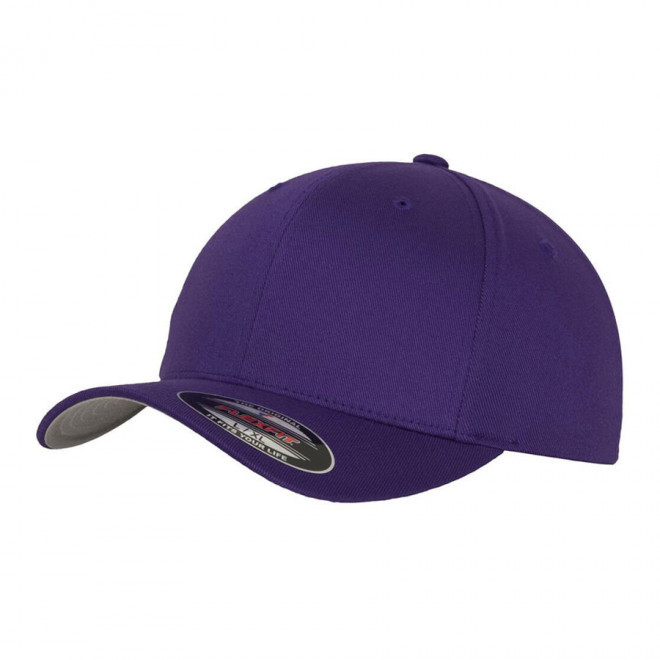 CASQUETTE PERSONNALISÉE FLEXFIT® 'WOOLY'  - purple