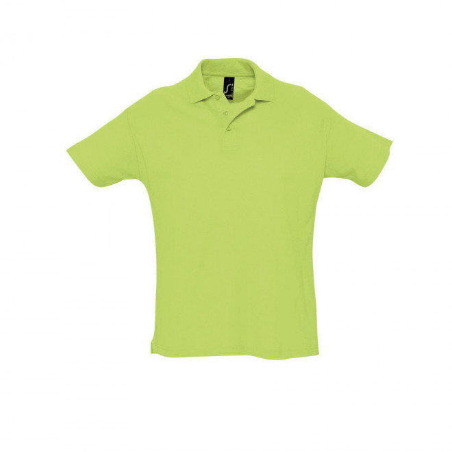 POLO PUBLICITAIRE HOMME 'SUMMER' COULEUR 170 GR/M² - vert pomme