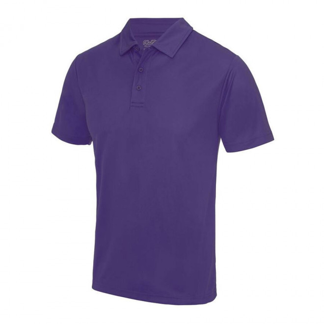 POLO PERSONNALISÉ HOMME RESPIRANT JUST COOL® 'ASTI' - purple