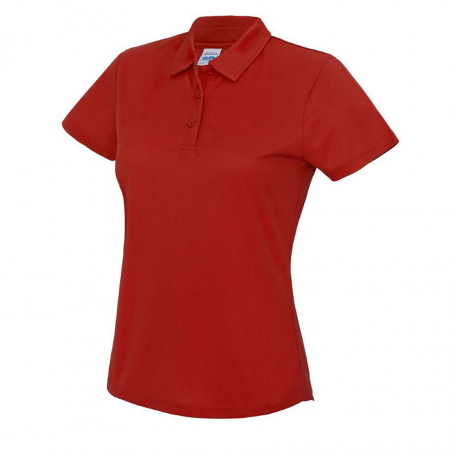 POLO PERSONNALISÉ FEMME RESPIRANT JUST COOL® 'ASTI' - red