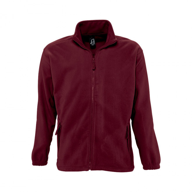 VESTE POLAIRE PUBLICITAIRE ZIPPEE HOMME 'NORTH' 300 GR/M² - bordeaux
