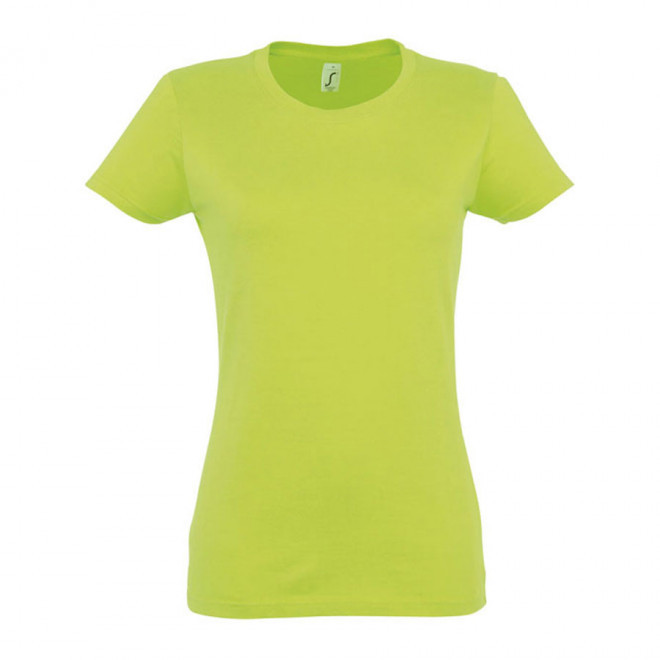 TEE-SHIRT PERSONNALISÉ FEMME 'IMPERIAL' - FABRICATION EXPRESS 4J - apple green