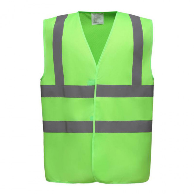 GILET DE SÉCURITÉ PERSONNALISÉ 'SECUR' - lime