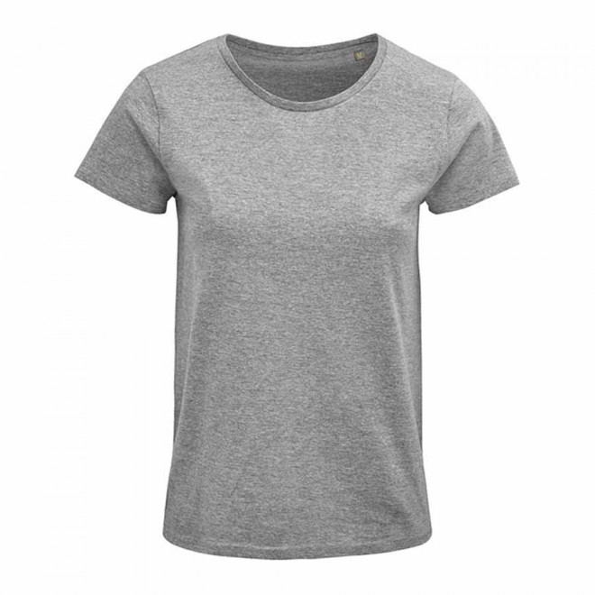 TEE-SHIRT PUBLICITAIRE 'CRUSADER WOMEN' - FABRICATION EXPRESS 72H - gris chiné