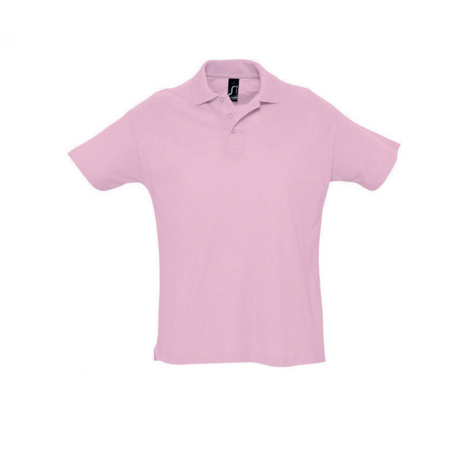 POLO PERSONNALISÉ HOMME COTON 170G 'SUMMER' - rose