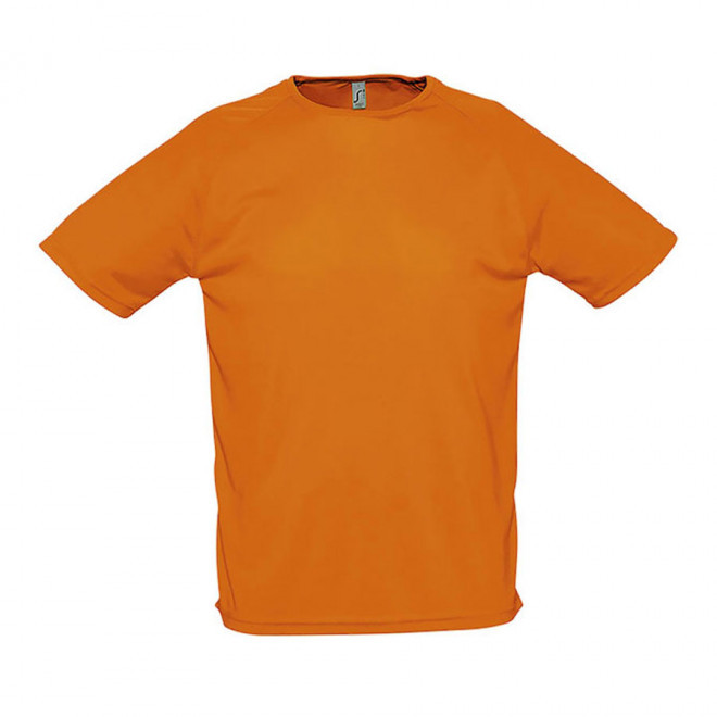T-SHIRT PERSONNALISÉ HOMME 'SPORTY' - FABRICATION RAPIDE 4J - orange