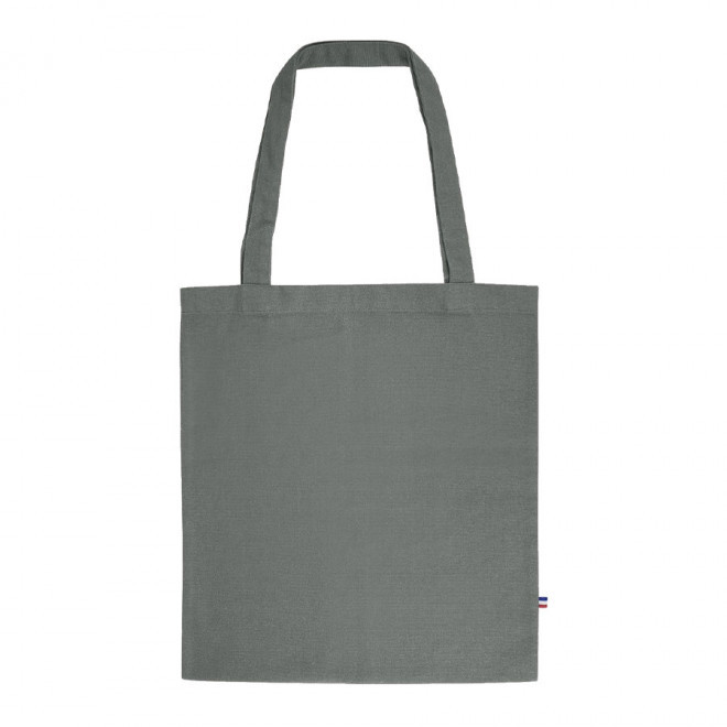 TOTE-BAG BIO PERSONNALISÉ 'JAVA-MARIE' - gris
