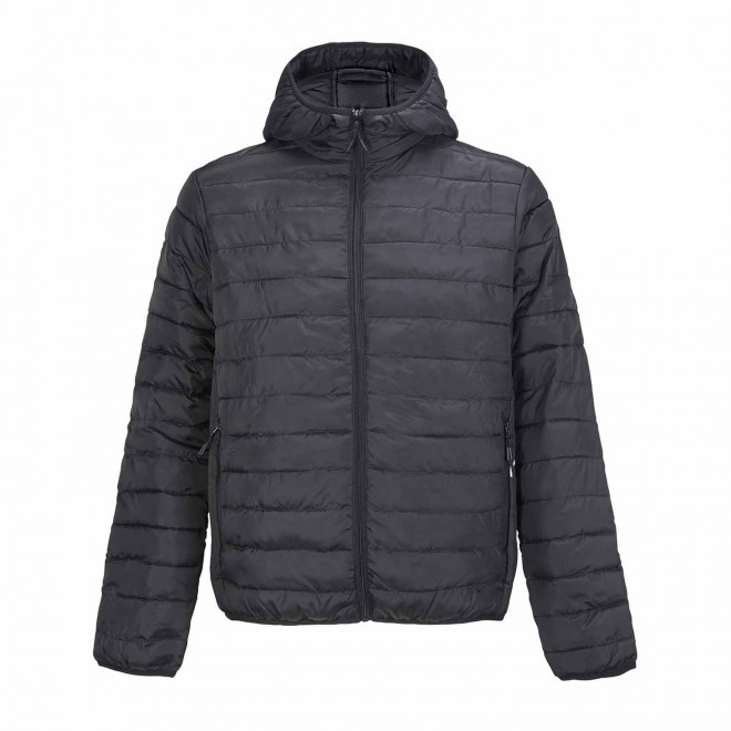 DOUDOUNE HOMME PERSONNALISEE 'STREAM HOODED' - noir