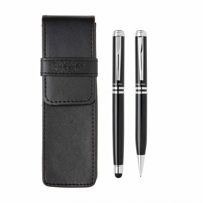 PARURE PERSONNALISABLE EN LAITON SWISS PEAK 'CEDI' - noir