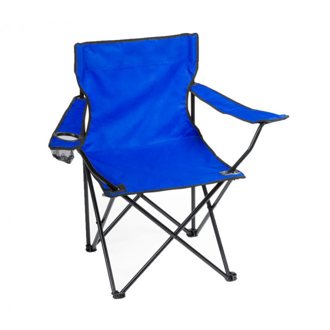 CHAISE PLIANTE PERSONNALISÉE 'BONAT ACCOUDOIRS' - bleu