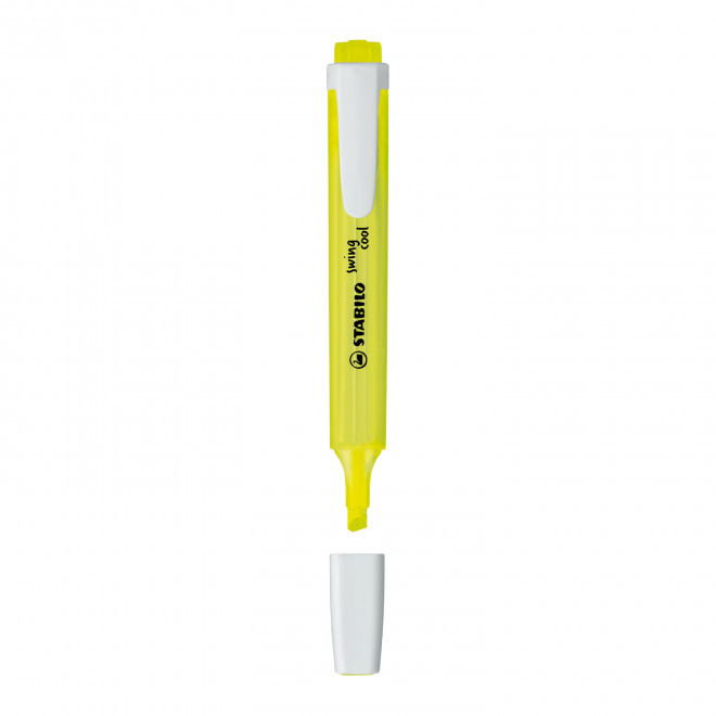 SURLIGNEUR STABILO® PERSONNALISABLE 'SWING COOL'  - jaune