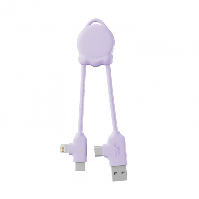 CABLE XOOPAR PERSONNALISABLE 'OCTOMINI' EXP 72H - lilas