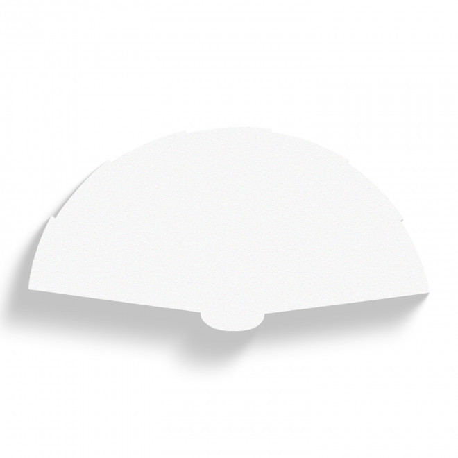 EVENTAIL EN PAPIER PERSONNALISABLE 'TAMO DEMI CERCLE' - quadrichromie