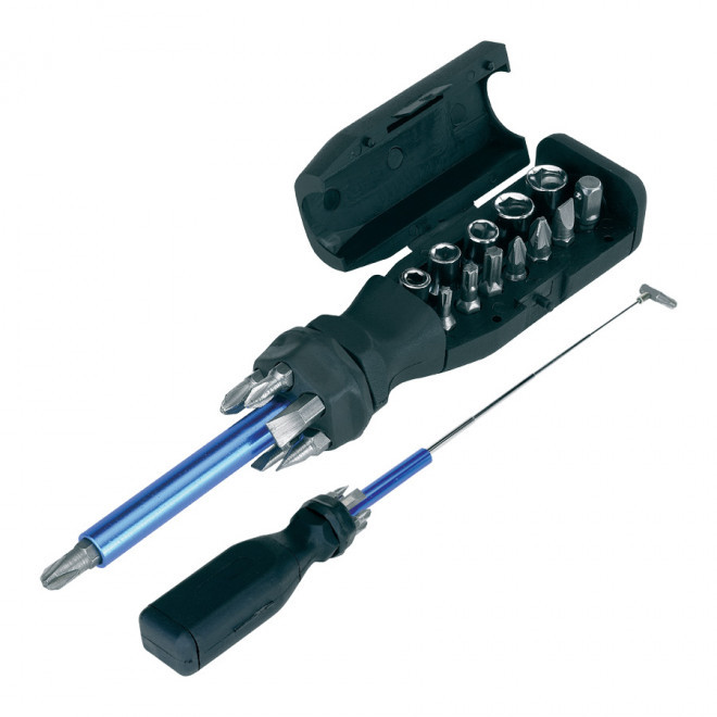 TOURNEVIS AIMANTÉ PERSONNALISÉ 'JOHNNY' - bleu/noir