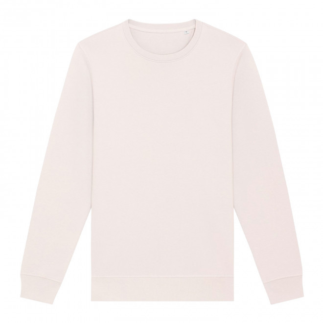 SWEAT MIXTE COL ROND S/S® PERSONNALISABLE 'ROLLER' - vintage white