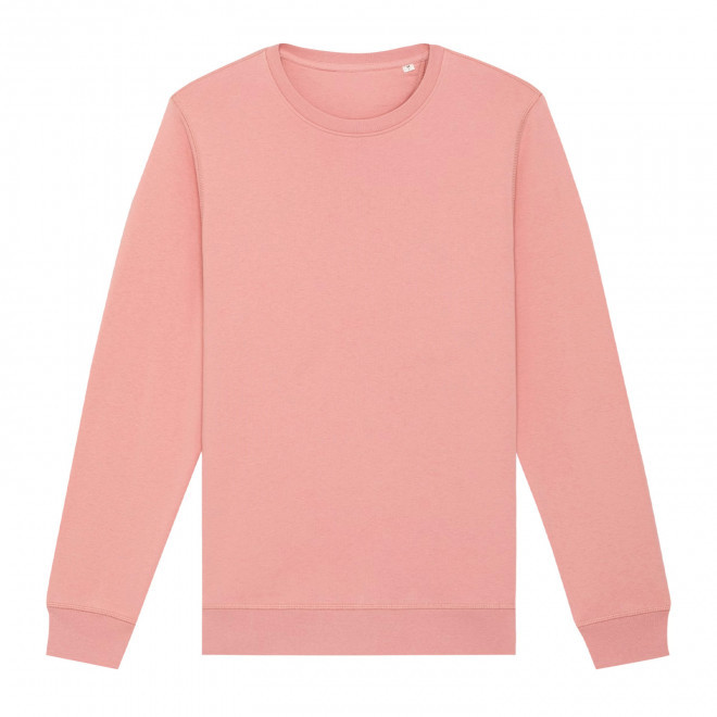 SWEAT MIXTE COL ROND S/S® PERSONNALISABLE 'ROLLER' - canyon pink
