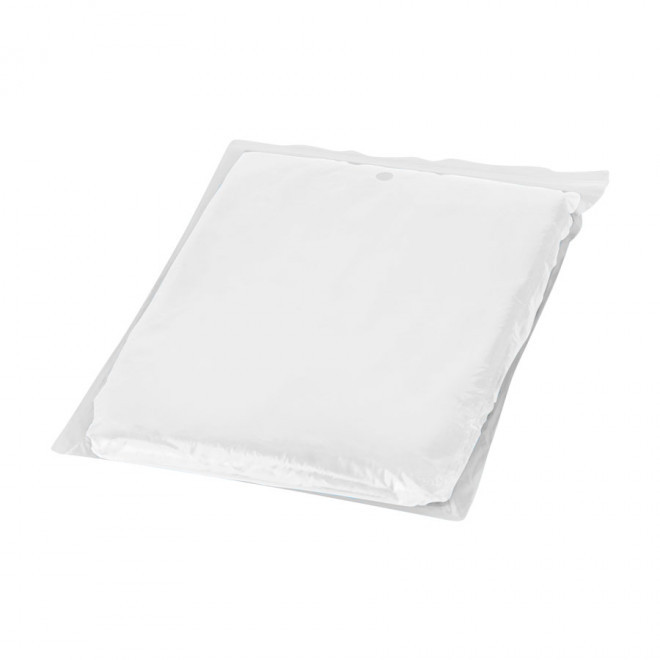 PONCHO PUBLICITAIRE TRANSPARENT 'HIGHLAND' - blanc