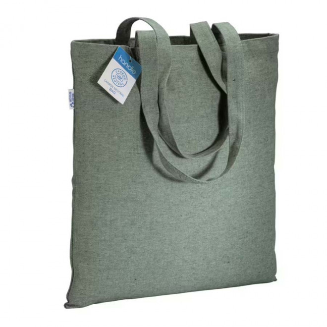 TOTE-BAG PERSONNALISÉ RECYCLE A IMPACT CARBONE NEUTRE 'MALOY' - vert