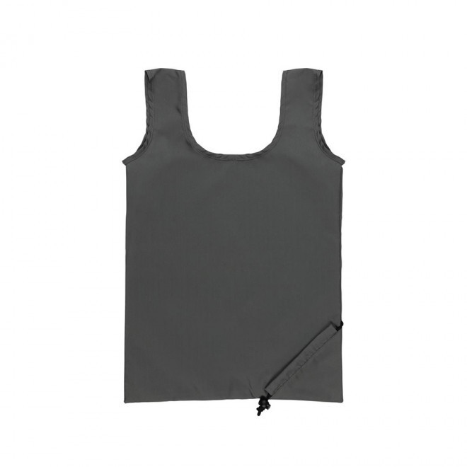 SAC SHOPPING PLIABLE PERSONNALISÉ IMPACT® 'FLORA' - antracite