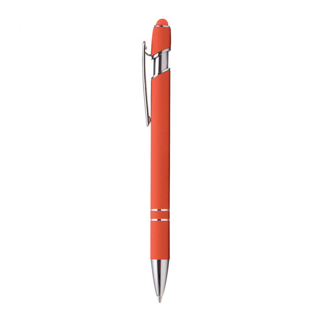 STYLO PERSONNALISABLE BILLE EN METAL 'PRINCY' - orange