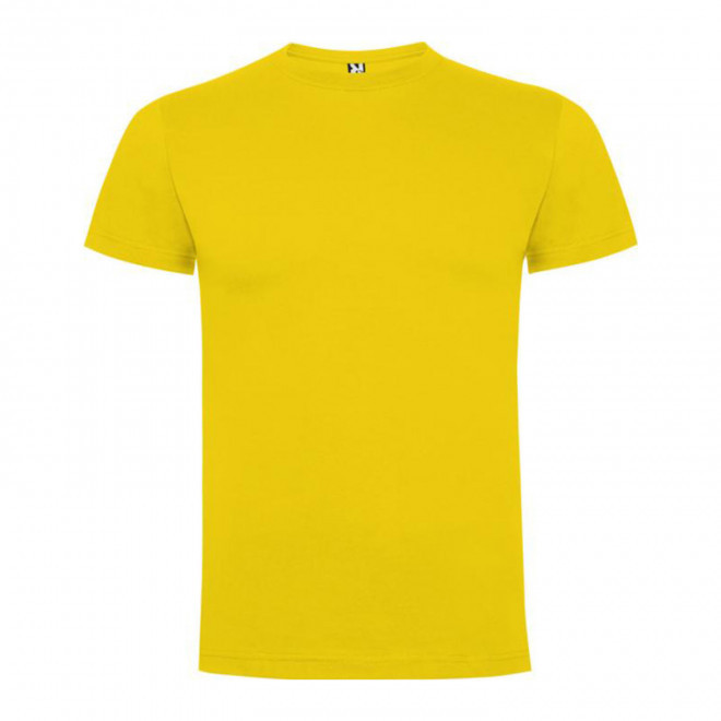 TEE SHIRT PERSONNALISABLE ENFANT COULEUR 'DAGA' 165G/M2 - jaune