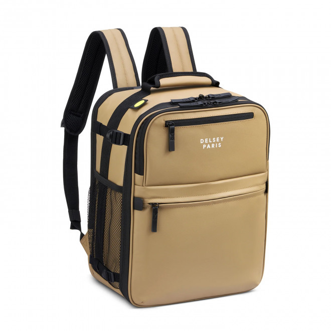 SAC A DOS CABINE DELSEY PERSONNALISABLE 'UNDERSEATER' - beige